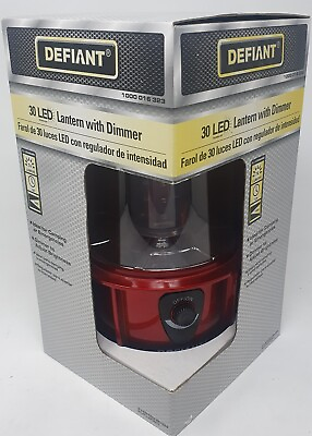 #ad Defiant 30 LED Red Lantern Light w Dimmer $22.49