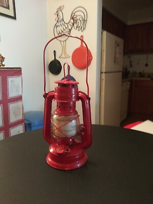 #ad quot;Antique Vintage Globe Brand #202 Red Handled Kerosene Lanternquot; $42.29