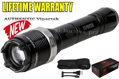 #ad #ad Genuine VIPERTEK 500 BV Heavy Duty Stun Gun W Zoom Adj Flashlight Holster $28.96