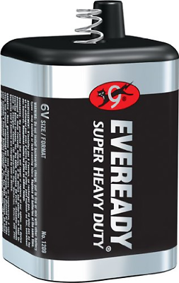 #ad Eveready 6 Volt Lantern Battery Super Heavy Duty 1209 Long lasting Power for $7.52