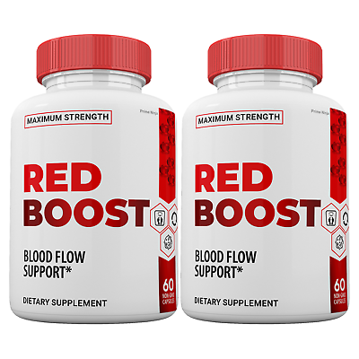 #ad Red Boost Blood Flow Support Pills RedBoost Capsules for Men and Women 2 Pack $23.99
