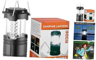 #ad USA LED Camping Lantern Black Emergency Light for Power Outages Long 1 $15.68