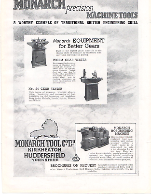 #ad #ad Monarch Tool Co LTD Vintage Print Ad Yorkshire England 10quot;x7quot; 1943 $9.95