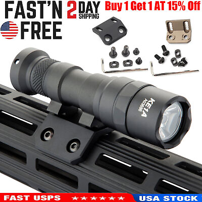 #ad Tactical Flashlight Mount For M300 M600 M Lok Offset Scout Light Low Profile $10.89