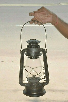 #ad Vintage Dietz Junior Iron Handcrafted Kerosene Lamp LanternUSA $76.50