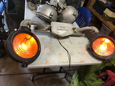 #ad Vintage RR Signal Lights Parts Lantern $500.00