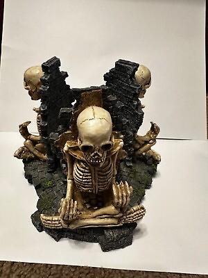 #ad Skeleton with candle art vintage old collectible $50.00