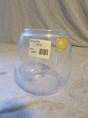 #ad VTG Clear Glass Lantern Globe Genuine Dietz 3.25quot; x 3.5quot; x 4.5quot; $17.79
