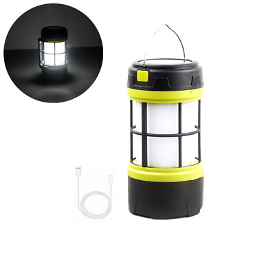 #ad USB LED Lantern Rechargeable Light Solar Camping Lamp Emergency Outdoor Hiking $17.90