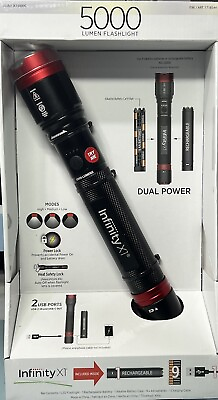 #ad Infinity X1 5000 Lumens flashlight rechargeable battery… $59.85