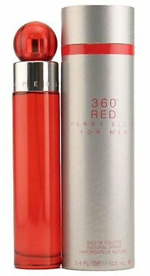 #ad 360 RED for Men by Perry Ellis Cologne 3.4 oz EDT New in Box $25.93