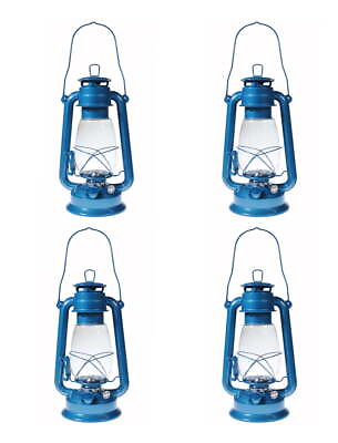 #ad Lot of 4 Hurricane Kerosene Oil Lantern Emergency Hanging Light Lamp 12 Inches $31.03