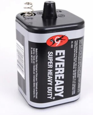 #ad Energizer Eveready 6 Volt Zinc Carbon Lantern Battery 1 pk Bulk $14.24