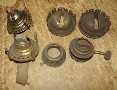 #ad 6 lot assorted brass kerosene lantern parts in good shape used $15.99