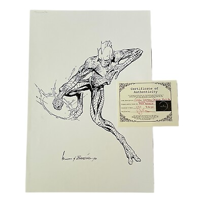 #ad Green Lantern Movie Original Art Tomar Re Lipton Brisk Ad Pencil Ink Rocafort $350.00