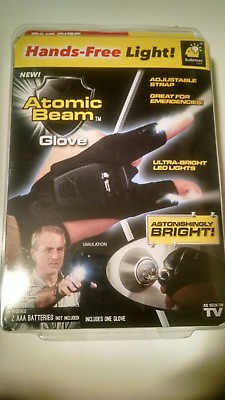 #ad Atomic Beam Glove Light Flashlight Waterproof NEW $18.85