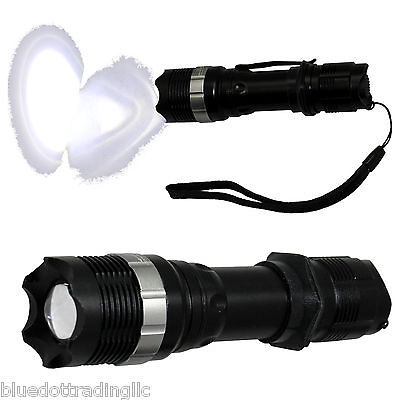 #ad 400 Lumen Zoomable CREE LED 7W Flashlight Torch Zoom Lamp Light New US SHIP $5.97