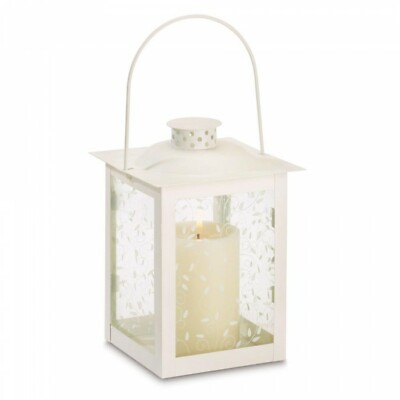 #ad Lot of 12 White Candle Lanterns 8quot; Vine Design Candleholder Wedding Centerpieces $189.95