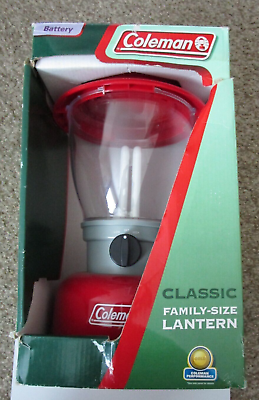 #ad Coleman Classic Family Size Large Lantern Battery Powered Camping Power Outage $29.99