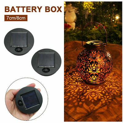 #ad Hanging Lanterns Led Pathway Yard Replacement Top Battery Box Solar Lamp Decor F $6.16