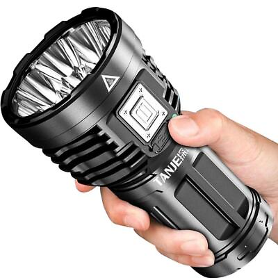 #ad #ad Super Bright 12000000LM Torch 8 LED Flashlight USB Rechargeable Tactical Lights $9.45