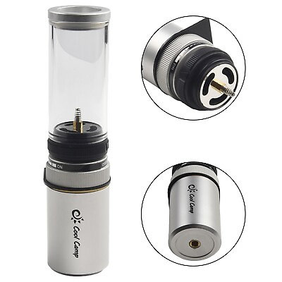 #ad Camping Candlelight with Canister Kit Gas Lantern Outdoor Gas Burner Tent Lamp $38.87