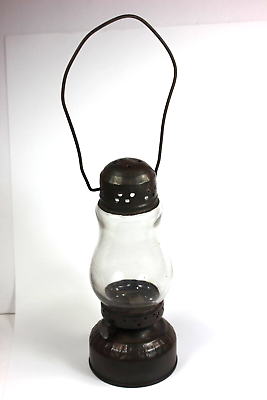 #ad Antique Jewel No.4 Skater#x27;s Lantern Kerosene Oil Lamp Clear Glass Globe UNFIRED $149.00