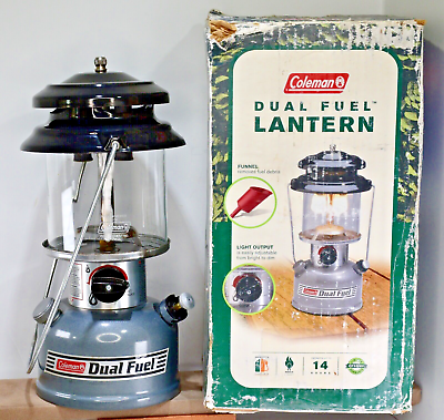 #ad Vintage 12 03 Coleman Dual Fuel Lantern Model 285 700 With Box XLNT $59.99