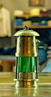 #ad Antique Oil Lamp Brass Anchor Lantern Maritime Boat Light Vintage Nautical Lamp $72.80