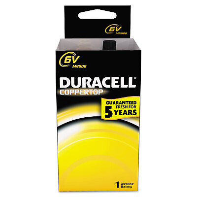 #ad Duracell Coppertop Alkaline Lantern Battery 6V MN908 $15.19