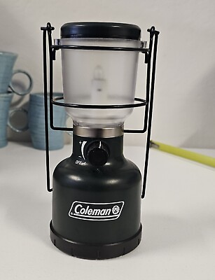 #ad Coleman Camp Lantern 5310 Battery Operated Compact Floating Tested Working VGC $15.00