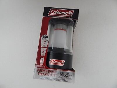 #ad Coleman LED Lantern 600 Lumens with 2 Light Modes Battery Guard New $49.99