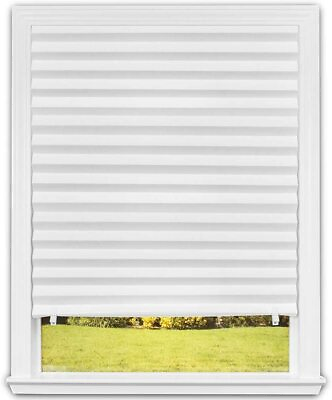 #ad 6 Pack36quot; x 72” Light Filtering Pleated Paper Shades Window Blinds Sun UV Block $35.99