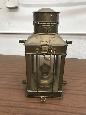 #ad Vintage Viking Brass Ship Lantern Seen Very Little Use $299.99