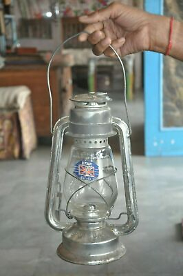 #ad Nautical Silver Lamp Unused Vintage Chalwyn Iron Kerosene Lantern Lamp $84.55