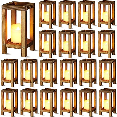#ad Wedding Mini Wooden Candle Lantern Set Mini Decorative Lanterns Wedding Lante... $80.16