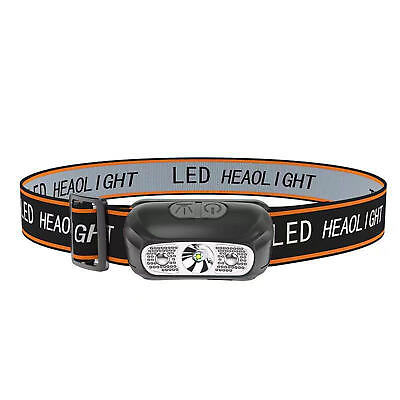 #ad LED Rechargeable Headlamp Ultra Bright Headband Flashlight Adjustable Head Lamp $10.61
