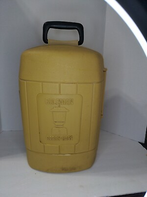 #ad COLEMAN CLAMSHELL CASE YELLOW VINTAGE LANTERN 10 77 with 5 77 Lantern $80.00