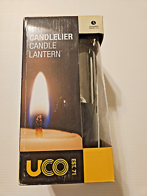#ad UCO Candlelier 3 Candle Lantern New in Box Black Camping Lighting Outdoors $39.99