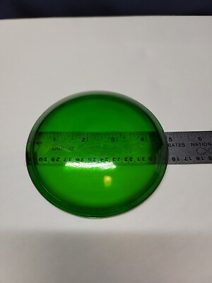 #ad Green Railroad Lantern Lens 4 5 8” $25.20