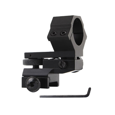 #ad 25.4mm Ring Scope Mount Adjust Elevation Windage 20mm Rail For Flashlight Laser $18.99