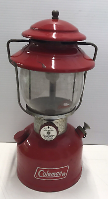 #ad Coleman 200A Red Lantern dated 4 74 with GLOBE Vintage $85.99