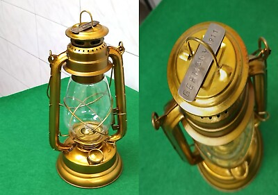 #ad #ad Brass Kerosene Oil Lantern Antique Reproduction Vintage Oil Lamp Handmade W Gift $100.80