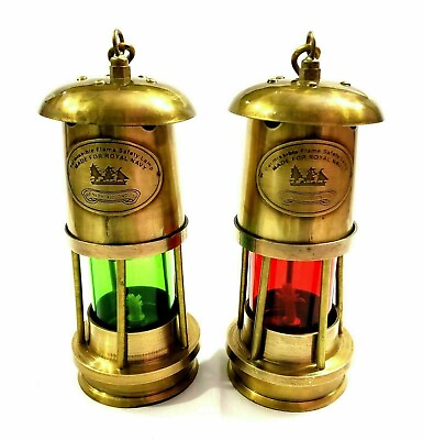 #ad Nautical Ship Lamp Copper Brass Oil Lantern Maritime Collectible Home Decorative $103.77