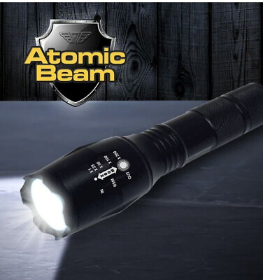 #ad Atomic Beam USA Tough Grade Tactical Flashlight NEW 2016 Telebrands Cree $19.99