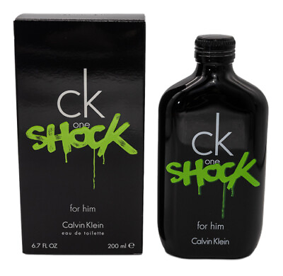 #ad #ad Ck One Shock for Him by Calvin Klein 6.7 oz EDT Cologne for Men New In Box $29.88