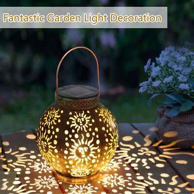 #ad #ad Solar Lanterns Outdoor Hanging Solar Lights Retro Waterproof Garden Yard Decor $12.82