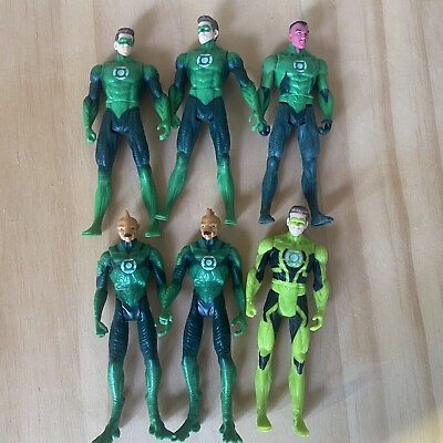 #ad Lot OF 6PCS DC Universe Green Lantern Movie 3.75 inch 4 inch Action Figure Toys $13.99