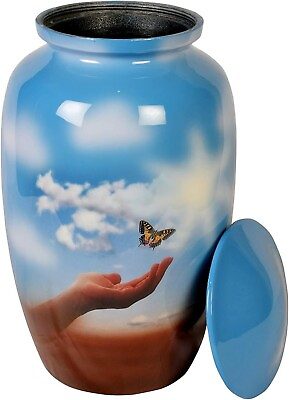 #ad Flying Butterfly Cremation Urns 10quot; Handcrafted Affordable Urn For Ashes Funeral $98.97