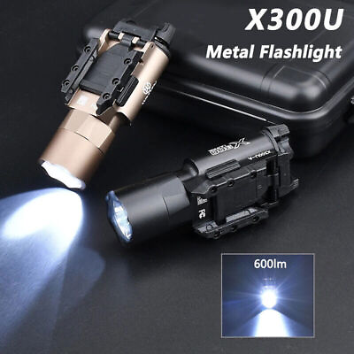 #ad Tactical X300 Pistol Gun Light Weapon Light Lanterna Torch for Rifle Black DE $35.99